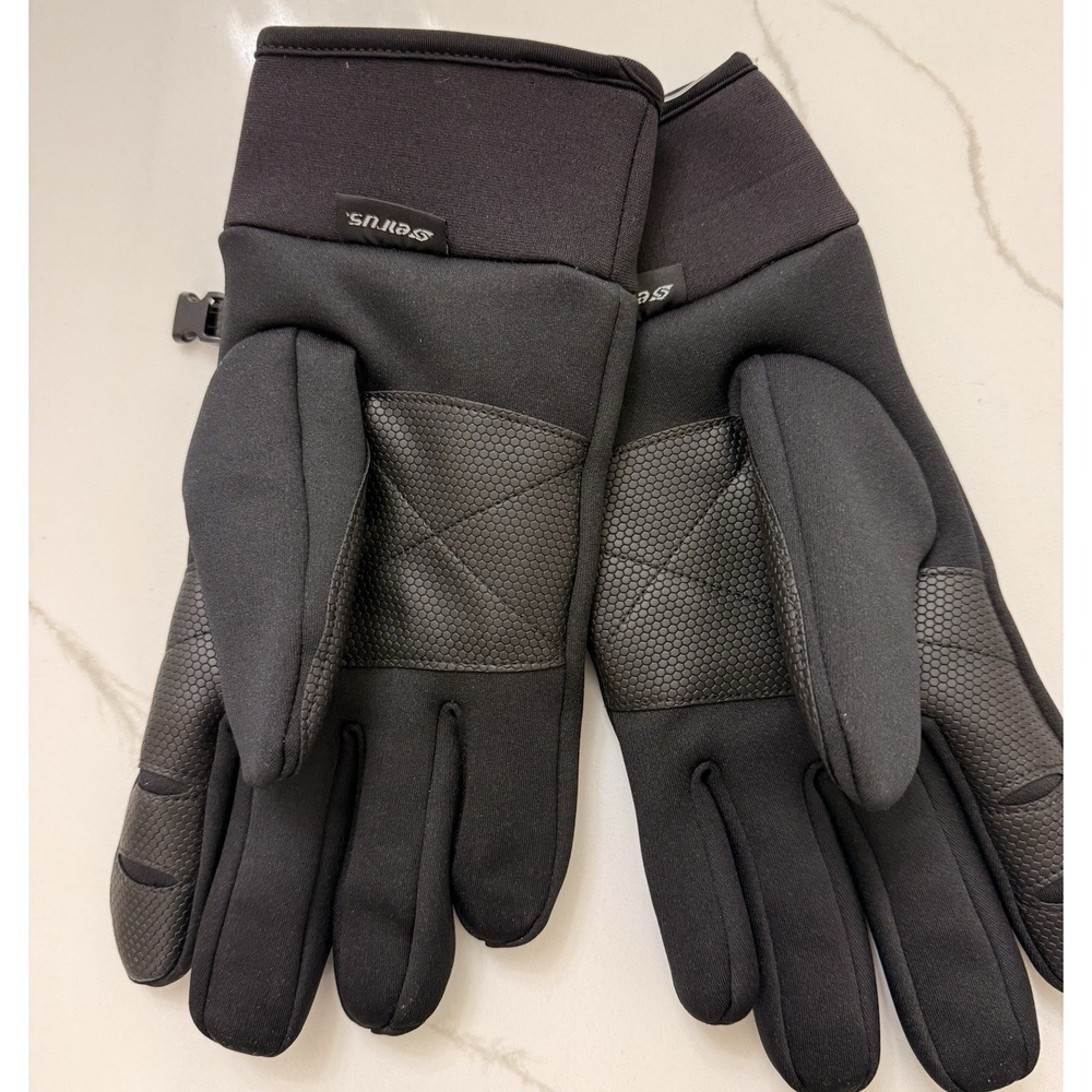Seirus Xtreme All Weather Form Fit Cold Weather Gloves Black XL NEW - Picture 4 of 6